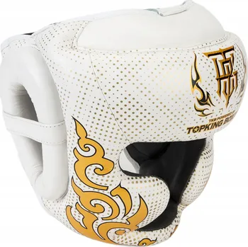 Helma na motorku Boxerská helma Top King Kanok bílá M