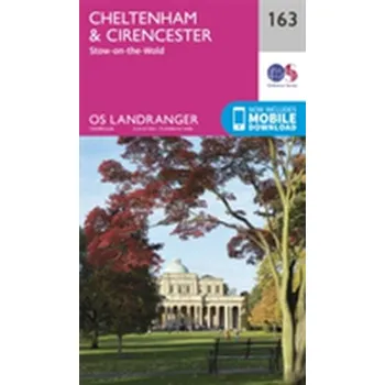 Encyklopedie Cheltenham & Cirencester, Stow-on-the-Wold - Ordnance Survey [EN] (2016, Skládaná mapa, Ordnance Survey)