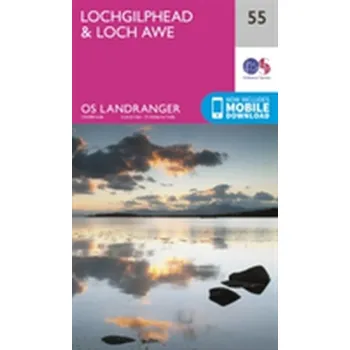 Encyklopedie Lochgilphead & Loch Awe - Ordnance Survey [EN] (2016, Skládaná mapa, Ordnance Survey)