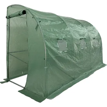 Skleník 4iQ Group Zahradní foliovník ke zdi 3x1,5 m zelený, průměr trubek 25mm