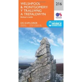 Encyklopedie Welshpool and Montgomery - Ordnance Survey [EN] (2015, Skládaná mapa, Ordnance Survey)