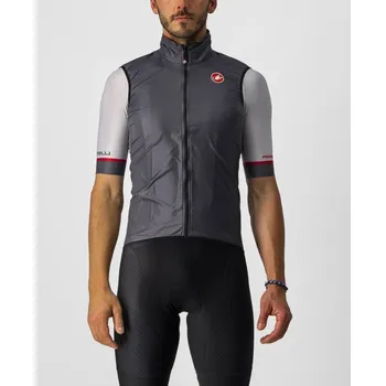cyklistický dres CASTELLI vesta ARIA pánská dark gray Varianta: L