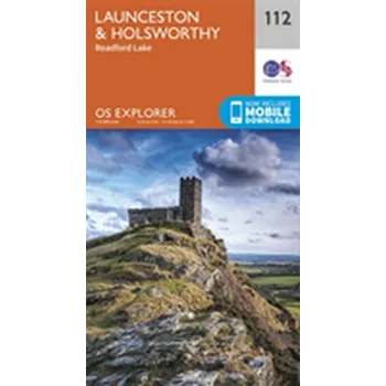 Encyklopedie Launceston and Holsworthy - Ordnance Survey [EN] (2015, Skládaná mapa, Ordnance Survey)