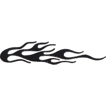 Appetitissime Samolepka plamen na auto černá 120 x 30 mm Samolepicí dekorace na vozidlo Appetitissime Samolepka plamen na auto černá 120 x 30 mm