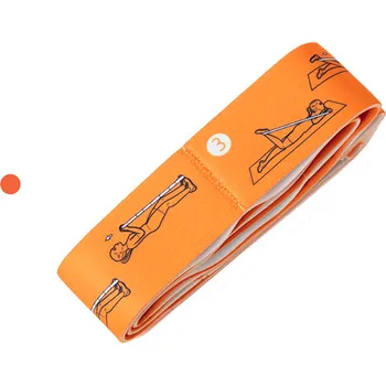 Gumový pásek, pás na jógu - oranžový