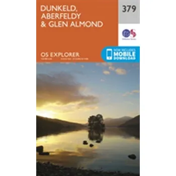 Encyklopedie Dunkeld, Aberfeldy and Glen Almond - Ordnance Survey [EN] (2015, Skládaná mapa, Ordnance Survey)