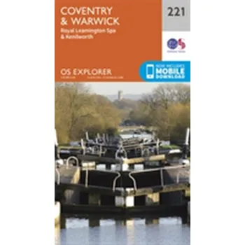 Encyklopedie Coventry and Warwick, Royal Leamington Spa and Kenilworth - Ordnance Survey [EN] (2015, Skládaná mapa, Ordnance Survey)