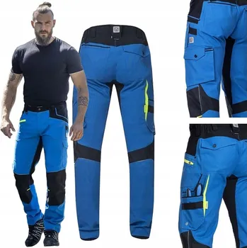 Pracovní obuv Pánské pracovní kalhoty Elastické Zesílené Odolné Strečové PREMIUM 48