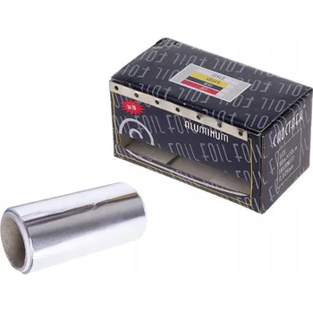Potravinová fólie Fólie Kadeřnická hliníková 10 m x 10 cm baleyage malá hrubá