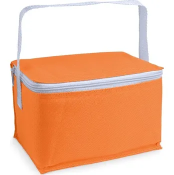 turistický batoh JEDDAH. Chladicí taška 3 L z materiálu polyester 600D - Oranžová