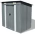 Zahradní domek Zahradní domek kovový 42982 194  121 x 181 cm šedý