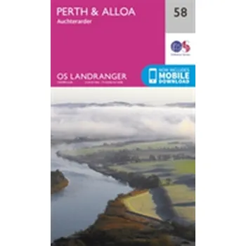 Encyklopedie Perth & Alloa, Auchterarder - Ordnance Survey [EN] (2016, Skládaná mapa, Ordnance Survey)