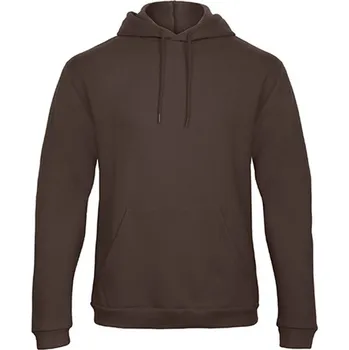 Dámská mikina B&amp;C Unisex mikina přes hlavu WUI24 Brown 3XL