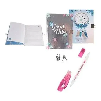 Set školních potřeb Pamiętnik A5 z kłódką i z długopisem linia MIX