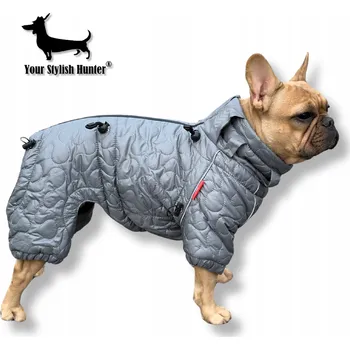 Obleček pro psa Teplá nepromokavá kombinéza obleček pro psa francouzského buldočka Zima M