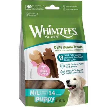 Pamlsek pro psa Whimzees WHIMZ Puppy stix M/L 14x15g (BAL.)