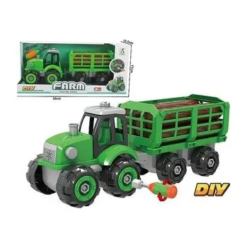 Dětské hřiště Traktor z przyczepą do skręcania ze śrubokrętem (pl, 2000, ADAR)