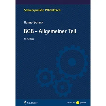 BGB-Allgemeiner Teil - Schack, Haimo [DE] (2023, Brožovaná, Müller C.F.)