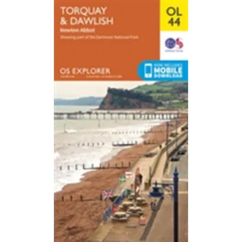 Encyklopedie Torquay & Dawlish, Newton Abbot - Ordnance Survey [EN] (2015, Skládaná mapa, Ordnance Survey)