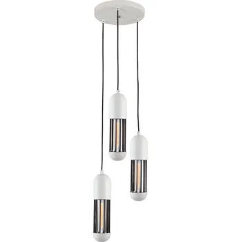 ACA DECOR Závěsné stropní svítidlo LAB max. 3x60W/E27/230V/IP20, bílé