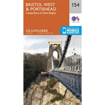 Encyklopedie Bristol West and Portishead - Ordnance Survey [EN] (2015, Skládaná mapa, Ordnance Survey)