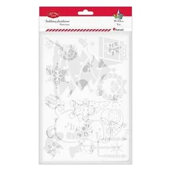 Set školních potřeb Szablony plastikowe 260x178mm 2szt