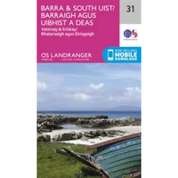 Encyklopedie Barra & South Uist, Vatersay & Eriskay - Ordnance Survey [EN] (2016, Skládaná mapa, Ordnance Survey)