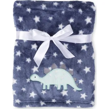 Dětská deka Babymatex Deka RICCO s výšivkou 75x100 cm - Dinosaurus