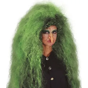 Karnevalový kostým Guirca Zelená paruka čarodějnice