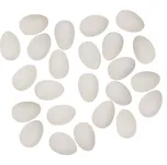Vajíčka bílá 4 cm , 24ks