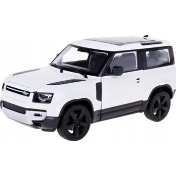 autíčko Welly Land Rover 2020 Defender 2020, bílý, 1:34-39
