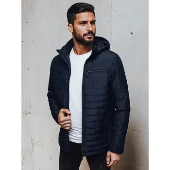 Dstreet Přechodná módní granátová bunda s kapucí