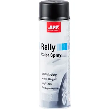 Barva ve spreji Akrylový lak ve spreji Rally Color černý matný 500ml 210102 APP