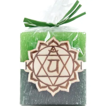 Svíčka Čakrová svíčka - Anahata