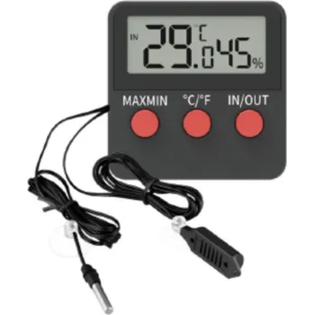 Teploměr do lednice - Teploměr s externím vlhkoměrem DTH-74 s kalibrací