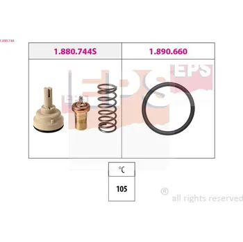 Těsnění motoru Termostat, chladivo EPS 1.880.744