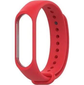 Fitness náramek Silikonový pásek pro Xiaomi Mi Band 5 - červený