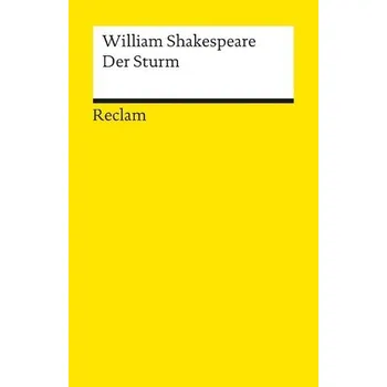 Umění Der Sturm - William Shakespeare [DE] (2012, Brožovaná, Reclam Philipp Jun.)