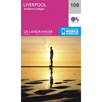 Encyklopedie Liverpool, Southport & Wigan - Ordnance Survey [EN] (2016, Skládaná mapa, Ordnance Survey)