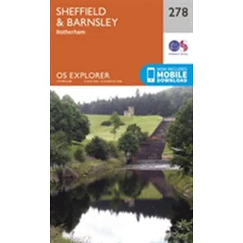 Encyklopedie Sheffield and Barnsley - Ordnance Survey [EN] (2015, Skládaná mapa, Ordnance Survey)