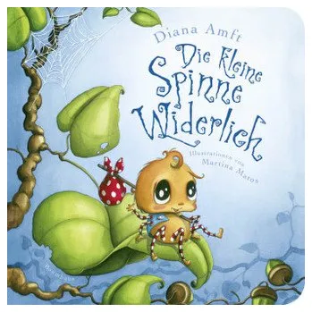 Pohádka Die kleine Spinne Widerlich - Amft, Diana [DE] (2018, Kartonová knížka, Baumhaus Medien)
