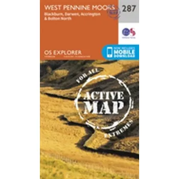 Encyklopedie West Pennine Moors - Blackburn, Darwen and Accrington - Ordnance Survey