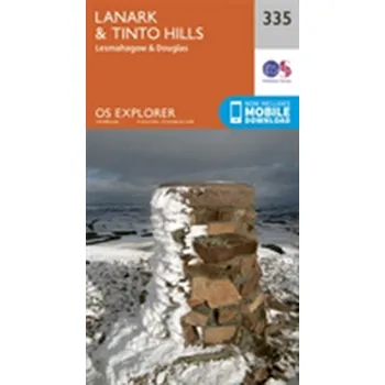 Encyklopedie Lanark and Tinto Hills - Ordnance Survey [EN] (2015, Skládaná mapa, Ordnance Survey)