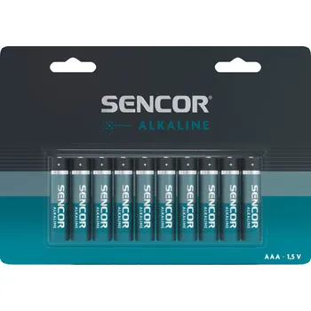 Článková baterie Sencor SBA LR03 10BP AAA Alkalická baterie AAA