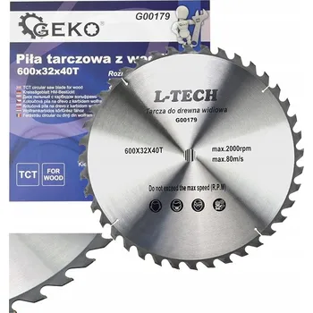 Pilový kotouč Pilový kotouč na dřevo 600x32x40T G00179 GEKO