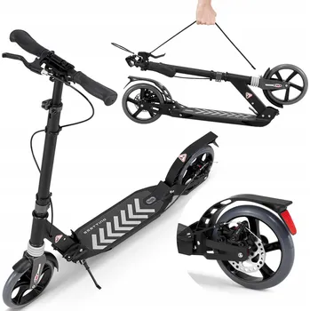 Koloběžka Velká skládací městská koloběžka Sesttino SHIRO Kotoučová brzda Tlumení rázů - Gray