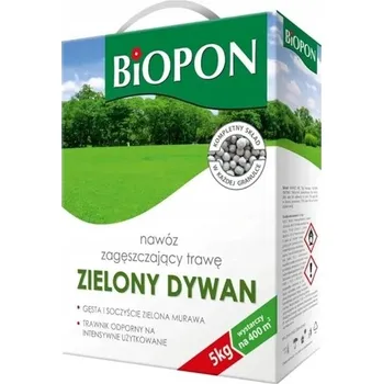 Hnojivo BOPON Hnojivo pro zhoustnutí trávníku ZELENÝ KOBEREC Biopon 5 kg