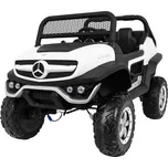 Mamido Dětské elektrické auto Buggy 4x4 Mercedes-Benz Unimog bílé
