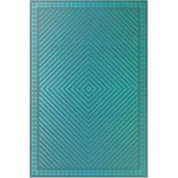 Koberec Hit Vinylový Koberec s Geometrickým Vzorem - Moderní Kosočtverce a Linie, 60x90 cm