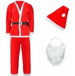 Vánoční kostým Santa Claus 5 dílný, vel. dospělí (cs, SPRINGOS)